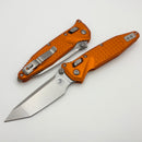 Microtech Socom Ram-Lok w/ Orange Aluminum Frag Handles & T/E Stonewash M390MK 161RL-10FROR