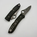 Spyderco SpyOpera Carbon Fiber & THOR Damascus C255CFPD