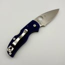 Spyderco Native 5 Dark Blue G-10 Handles & CPM-S110V C41GPDBL5