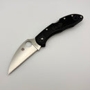 Spyderco Delica 4 Lightweight FRN Black Handles w/ VG-10 Wharncliffe C11FPWCBK