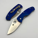 Discontinued Spyderco Persistence Lightweight Blue FRN & Plain Edge S35VN C136PBL