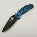 Spyderco Tenacious w/ Disarray Titanium Handles w/ Black D2 C122TIBLBKD2P
