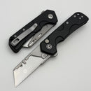 Civivi Pulsara Utility Black Aluminum Handle & Changeable Razor Blade C24041F-1