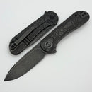 We Knife Elementum Black Titanium Handle w/ Black Stonewash MagnaCut WE18062XA-1