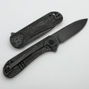 We Knife Elementum Black Titanium Handle w/ Black Stonewash MagnaCut WE18062XA-1