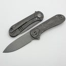 We Knife Elementum Titanium Handle w/ Stonewash MagnaCut WE18062XA-2