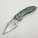 Microtech Marfione Select Manual Stitch RAM LOK Titanium Handles & Stonewash M390MK w/ Double Vapor Blast & Blue Accents 169RL-10MS2 (In House Modified)