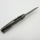 Hawk Designs Talon Giants Carbon Overlay Brightwashed Titanium Handles & Brightwashed M390