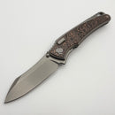 Hawk Designs Talon Unicopper Carbon Overlay Brightwashed Titanium Handles & Brightwashed M390