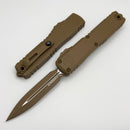 Microtech Ultratech Gen IV D/E Cerakote Tan 11224-1CTA