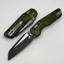 Microtech MSI RAM LOK Mini OD Green Frag Aluminum Handles w/ Black M390MK 210M-1FROD