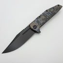 We Knife Temper Pixel Titanium Handle w/ Dark Gray Stonewash M390 WE25079-3