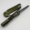 Microtech MSI RAM LOK Mini OD Green Frag Aluminum Handles w/ Black M390MK 210M-1FROD