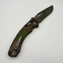 PRE-OWNED Microtech Amphibian RAM LOK Outbreak Fluted Aluminum w/ M390MK 137RL-1FLOBS