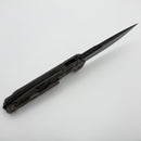 We Knife Tracks Desert Terrain Titanium Handle w/ Black Stonewash M390 WE23059-3