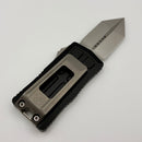 PRE-OWNED Microtech Exocet II w/ Black Aluminum Handle & Stonewash Spartan M390MK 1155-10