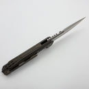 We Knife Tracks Bronze Titanium Handle w/ Hand Satin M390 WE23059-2