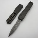 Microtech Ultratech EX - ZBP Bayonet Apocalyptic Full Serrated w/ Natural Clear Milled Handle Signature Series 1120EX-12APNCS