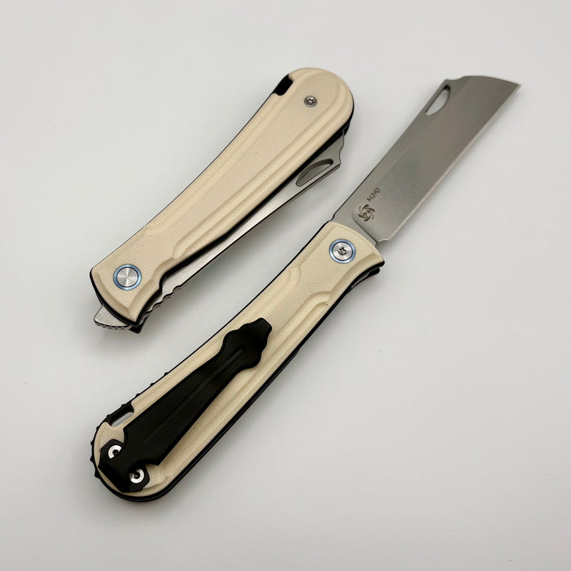 Mechforce Knives Caipira Storm Trooper Rick Lala Collab Ivory-G10 Hand