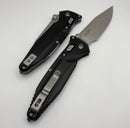 Microtech Socom Delta Ram-Lok w/ Black Aluminum Handles & Stonewash M390MK 159RL-10