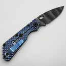 Mick Strider SMF DGG Black Cherry G-10/Titanium & S[earpoint FFG Tiger Stripe 20CV