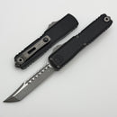 Microtech UTX-70 Gen IV Hellhound w/ Black Handle & Apocalyptic M390MK Signature Series 14194-10APS