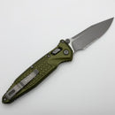 Microtech Socom Ram-Lok w/ OD Green Aluminum Frag Handles & Part Serrated S/E Apocalyptic M390MK 160RL-11APFROD
