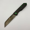 PRE-OWNED Heretic Knives Jinn Carbon Fiber w/ Toxic Green Hardware & DLC H013-6A-CFTX