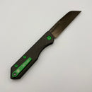 PRE-OWNED Heretic Knives Jinn Carbon Fiber w/ Toxic Green Hardware & DLC H013-6A-CFTX