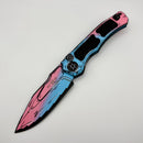 Pre-Owned Heretic Knives Wraith V4 Auto Cotton Candy Cel Shade w/ MagnaCut H000-CS-CC