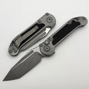 Microtech Knives LUDT Ram-Lok Weathered Metal w/ Aluminum Handle & Tanto 1136RL-10APWME
