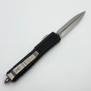 Pre-Owned Microtech Makora Double Edge Stonewash & Black 206-10S