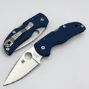 Spyderco Native 5 Blue G-10 Handles & CPM-SPY27 C41GPCBL5