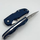 Spyderco Native 5 Blue G-10 Handles & CPM-SPY27 C41GPCBL5