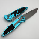 Microtech Socom Elite Auto Apocalyptic T/E Full Serrated w/ Turquoise Handle 161A-12APTQ
