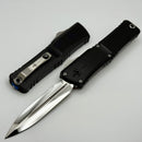 Marfione Custom Knives Combat Troodon LT Gen III Mirror Polished D/E w/ Black Handle & Blue Anodized Breaker