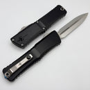 Marfione Custom Knives Combat Troodon LT Gen III Mirror Polished D/E w/ Black Handle & Blue Anodized Breaker