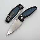 TRM Pit Bull Auto Aluminum w/ Blue Denim Micarta Inlay Handles & MagnaCut