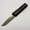 Pre-Owned Chaves Dissident w/ Scrooge McDuck Carbon Fiber Inlaid Black Blasted Aluminum Handle & Tanto M390