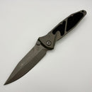 Pre-Owned Microtech Socom Elite Manual Spear Point Apocalyptic Natural Clear Signature Series 160-10APNCSS