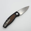 TRM Pit Bull Auto Aluminum w/ Burlap Micarta Inlay Handles & MagnaCut