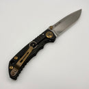 Pre-Owned Spartan Blades Harsey Folder Black/Gold Plague Doctor Special Edition w/ 4" MagnaCut