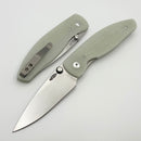 TRM Atom Jade 3D G-10 Contoured Sunburst Handles & MagnaCut