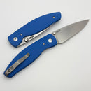 TRM Atom Royal Blue 3D G-10 Contoured Sunburst Handles & MagnaCut