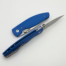 TRM Atom Royal Blue 3D G-10 Contoured Sunburst Handles & MagnaCut