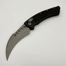 Pre-Owned Microtech Hawk w/ Black Aluminum Handle & Apocalyptic M390MK 166-10AP