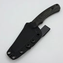 Tactile Knife Redhawk Fixed Blade w/ Black Cerakote MagnaCut & Black Micarta Handles