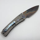 Medford Marauder Full Size "Old School" Tumbled Titanium Handles w/ 0.26" Vulcan S45 Drop Point