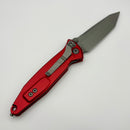 Pre-Owned Microtech Socom Elite T/E Manual Red Apocalyptic Standard 161-10APRD