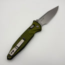 Pre-Owned Microtech Socom Ram-Lok w/ OD Green Aluminum Frag Handles & S/E Stonewash M390MK 160RL-10FROD